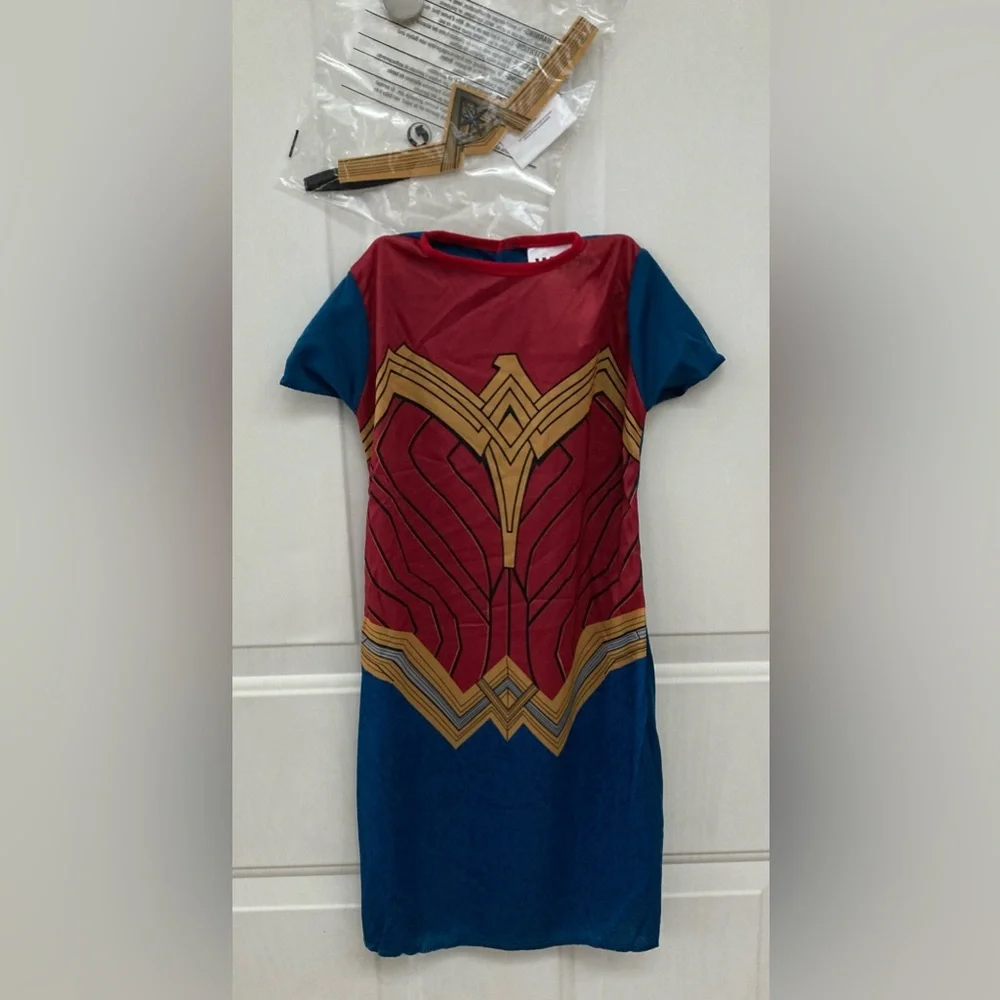 💥🦸‍♀️💥DC’s Wonder Woman Costume - Blue, Red & Gold